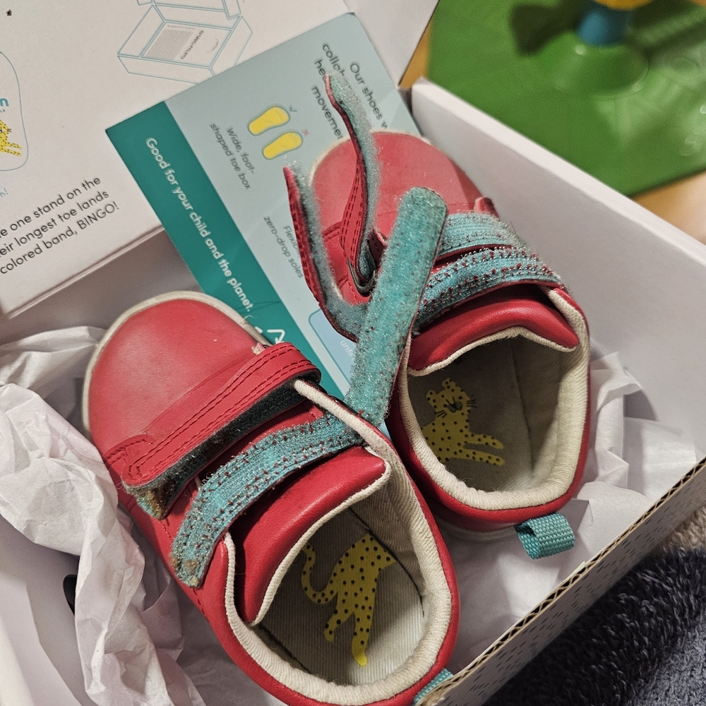 Ten Little Red Sneakers Sz 6